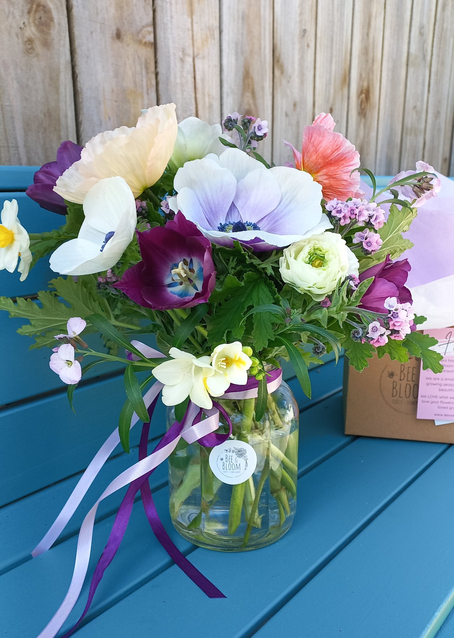 Joy Jar Flower Arrangement Medium