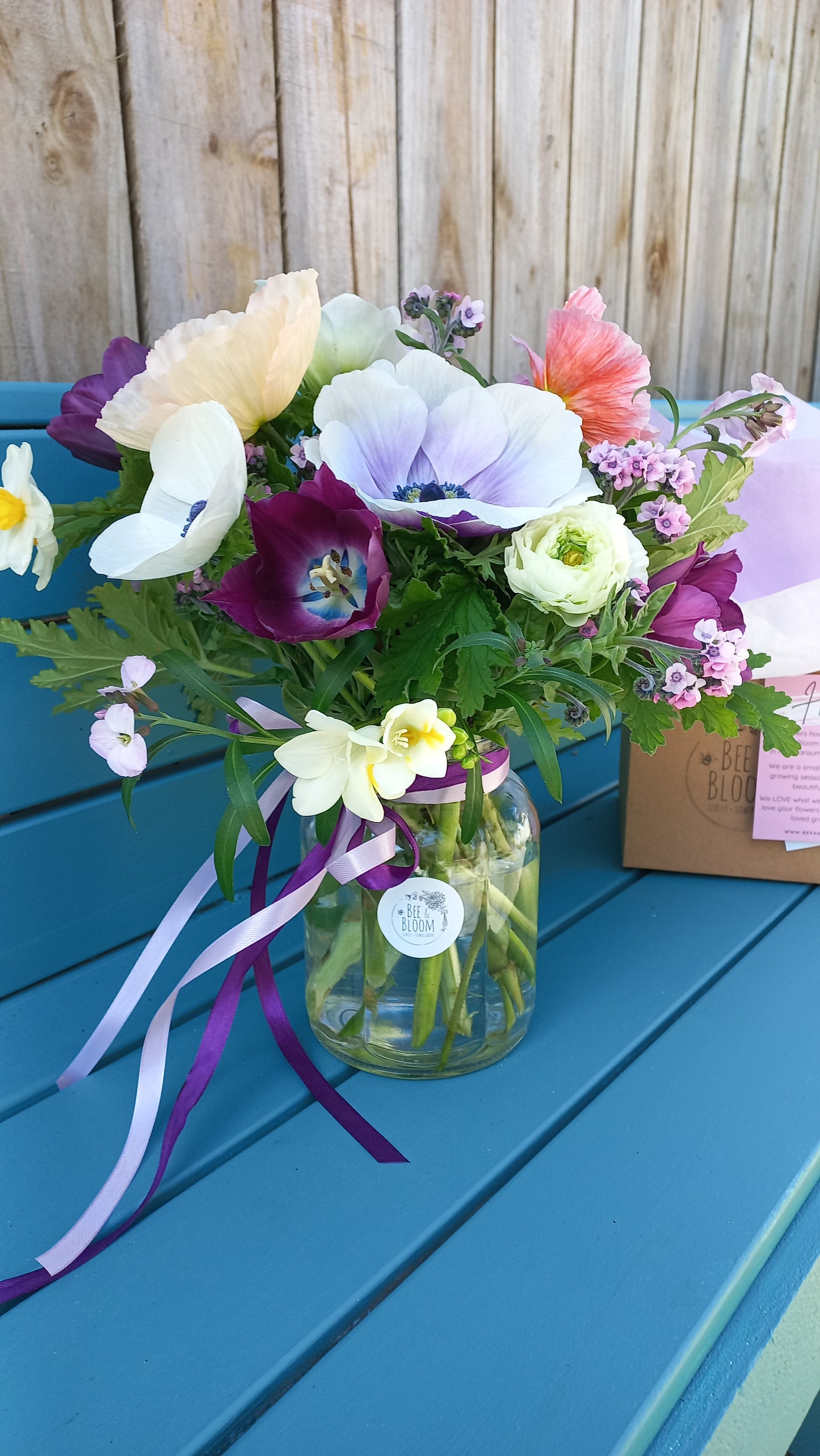 Spring Garden Joy Jar