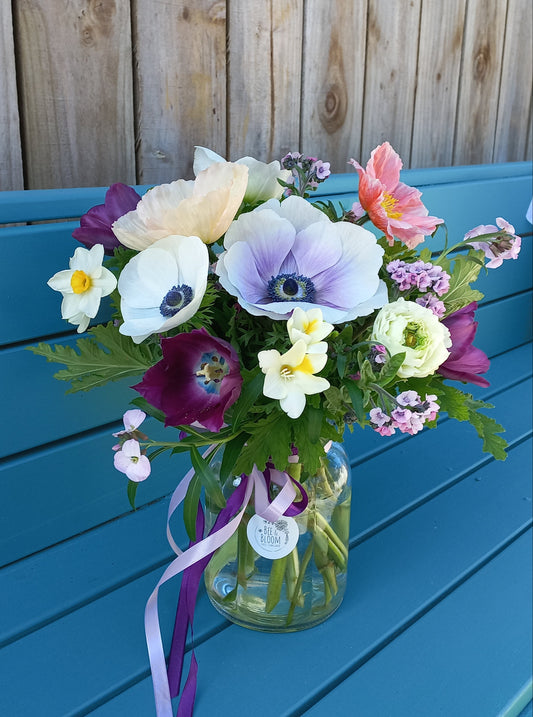 Spring Garden Joy Jar