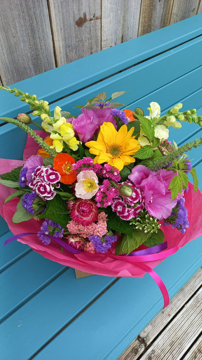 'Garden Party' Large Joy Jar Flower Arrangement