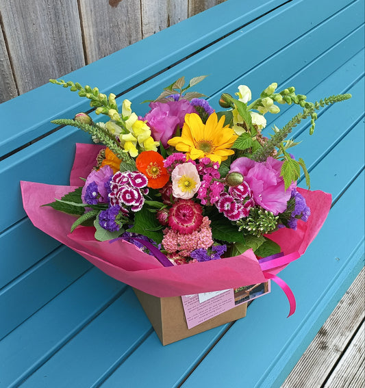 'Garden Party' Large Joy Jar Flower Arrangement