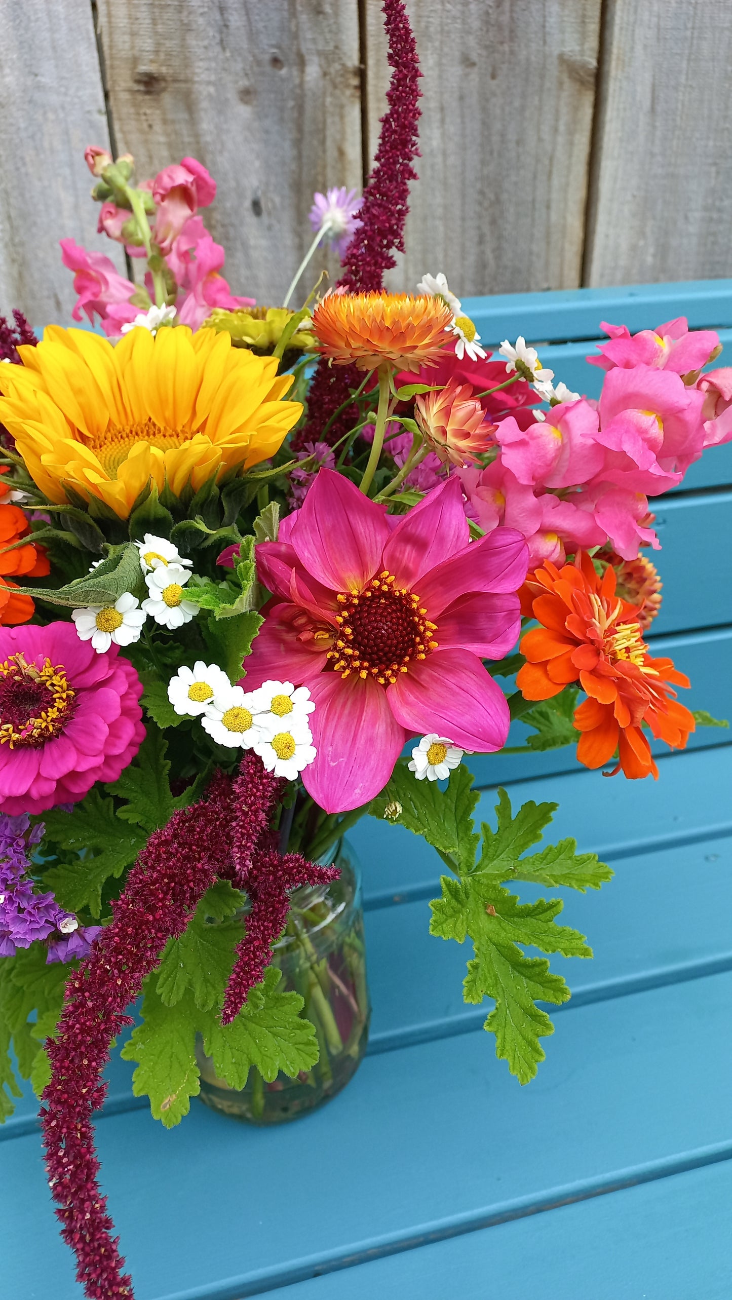 'Fiesta' Large Joy Jar Flower Arrangement